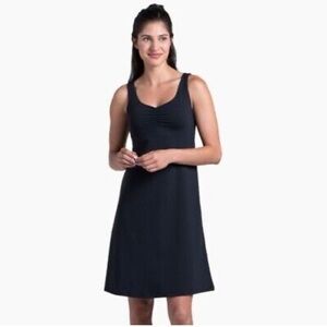 Kuhl womens black sleeveless vneck dress size XS